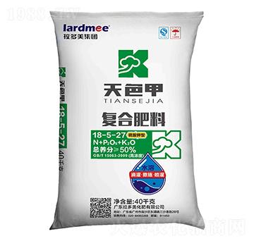 復合肥料-天色甲（18-5-27）硫酸鉀型（40kg）-拉多美化肥