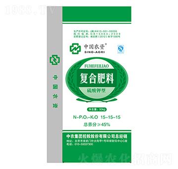 中國農(nóng)資牌復合肥（硫酸鉀型）15-15-15-隆科農(nóng)資