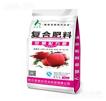 蘋果配方復(fù)合肥15-18-10-宜施壯