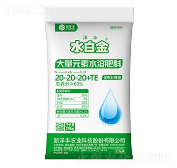促根壯棵型大量元素水溶肥料20-20-20+TE-水白金-樂開懷