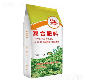 40kg硫酸鉀型復(fù)合肥料15-15-15-云峰化工
