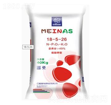 硫酸鉀型復(fù)合肥料18-5-26-凱多化肥