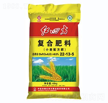 小麥配方復(fù)合肥料22-13-5-紅四方