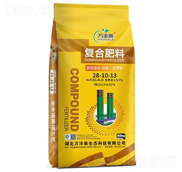 高塔造粒磷酸二氫鉀型復(fù)合肥料28-10-13-萬豐萊-頓貝