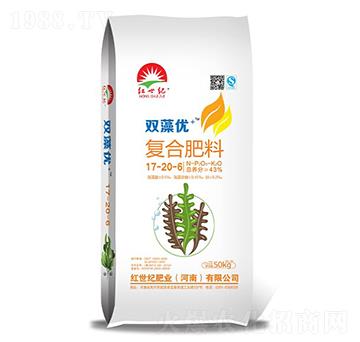 雙藻優(yōu)+復(fù)合肥料17-20-6-紅世紀(jì)